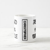 Mug Lire La Bible Blanc & Noir (Centre)