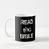 Mug Lire la Bible Noir et Blanc (Gauche)