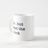Mug Lire la vignette du livre (Devant gauche)