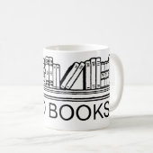 Mug Lire les livres (Devant droit)