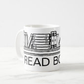 Mug Lire les livres (Devant gauche)