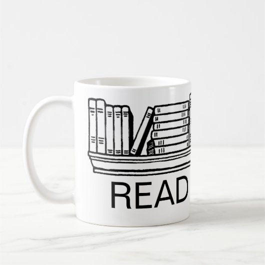 Mug Lire les livres (Gauche)