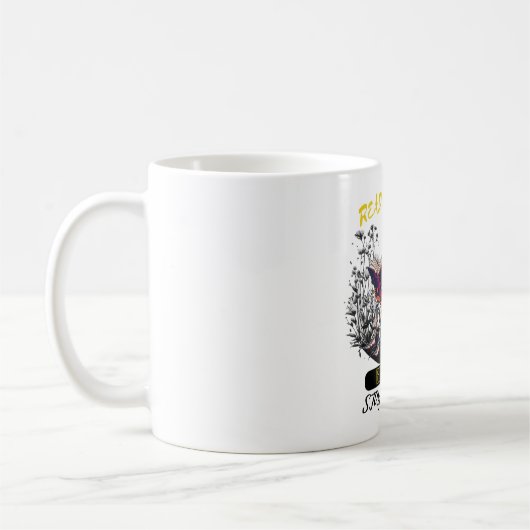 Mug Lire les livres être gentil rester bizarre (Gauche)