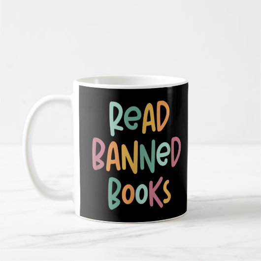 Mug Lire les T-shirts des livres interdits (Gauche)