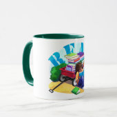 Mug LIRE Livre Wagon Art (Devant gauche)