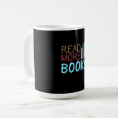 Mug Lire plus de livres (Devant gauche)