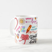 Mug lire plus de livres (Devant gauche)