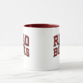Mug Lire plus de livres Rouge foncé Varsity Lecteurs B (Centre)