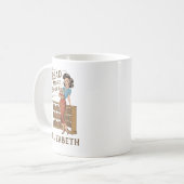 Mug Lire Plus Livres Citation De L'Amoureux De Livres (Devant gauche)