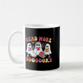 Mug Lire plus Livres Super Halloween Professeur Ghost (Gauche)