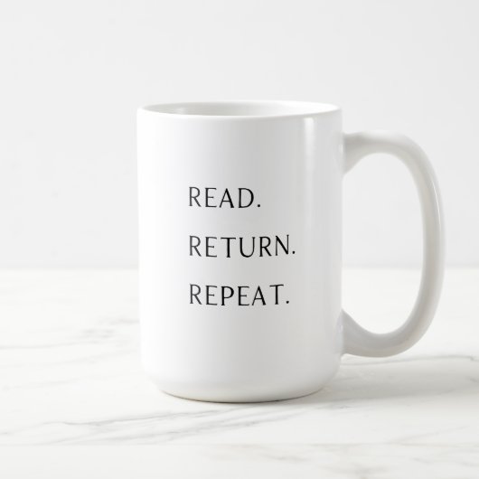 Mug Lire. Retour. Répéter la musique (Droite)