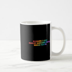 Mug Lire un roman gay de hockey sur l'amour me réparer