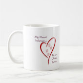 Mug L'irlandais Setter Heart Appartient (Gauche)