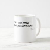 Mug L'ironie libertaire du capitalisme Funny socialist (Devant droit)