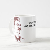 Mug L'ironie libertaire du capitalisme Funny socialist (Devant gauche)