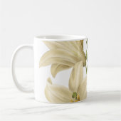 Mug lis blanc (Lilium candidum) par Redouté (Gauche)