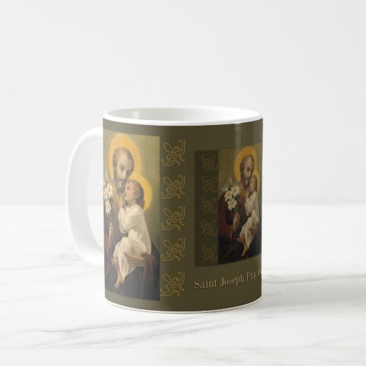 Mug Lis de Jésus de bébé de St Joseph (Devant gauche)