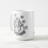 Mug Lis d'étang de feu d'artifice (Devant gauche)
