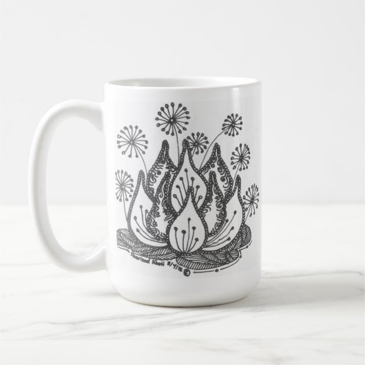 Mug Lis d'étang de feu d'artifice (Gauche)