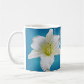 Mug Lis doux - Daylily sur le bleu (Gauche)