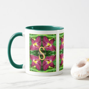 Mug Lis journéraie personnalisée avec monogramme initi