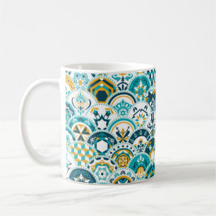 Mug Lisbonne géométrique Azulejo tuile motif, portugai