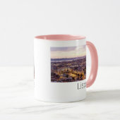 Mug Lisbonne Portugal Sunset Skyline Cityscape Souveni (Devant droit)
