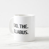 Mug lisez le programme (Devant gauche)