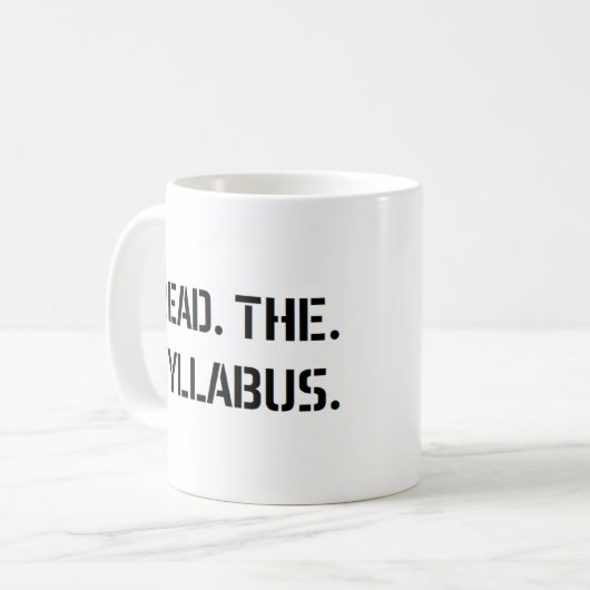 Mug lisez le programme (Devant gauche)