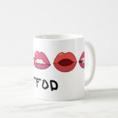 Mug Lisez mes lèvres (Devant droit)