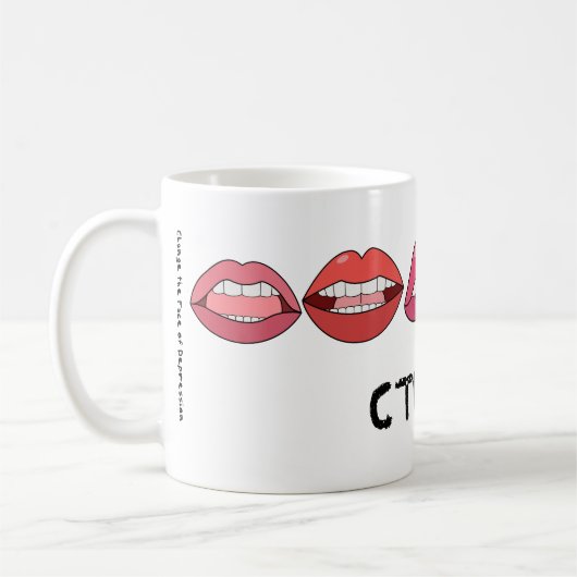 Mug Lisez mes lèvres (Gauche)