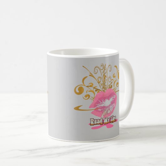 Mug Lisez mes lèvres (Devant droit)