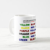 Mug Lisez ou dites la couleur (Devant gauche)