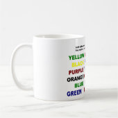 Mug Lisez ou dites la couleur (Gauche)