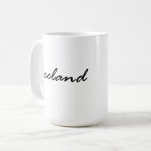 Mug L'Islande aime patriote (Devant gauche)