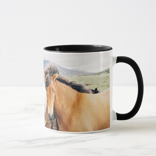 Mug L'Islande trois chevaux de couleur (Droite)