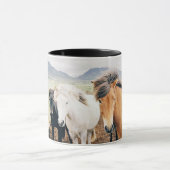 Mug L'Islande trois chevaux de couleur (Centre)