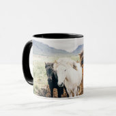 Mug L'Islande trois chevaux de couleur (Devant gauche)