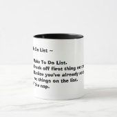 Mug Liste de choses à faire (Centre)