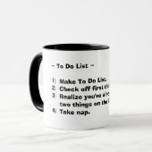 Mug Liste de choses à faire (Devant gauche)