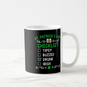 Mug Liste de contrôle de la Saint-Patrick