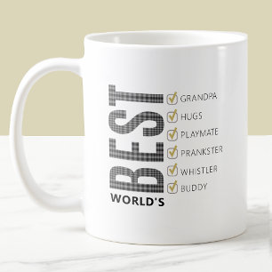 Mug Liste de contrôle personnalisable pour le meilleur