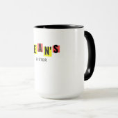 Mug listé de Dean (Devant droit)