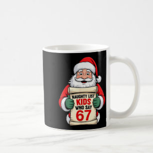 Mug Liste de naughty de Noël drôle pour les enfants qu