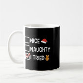 Mug Liste des filles de Noël (Gauche)