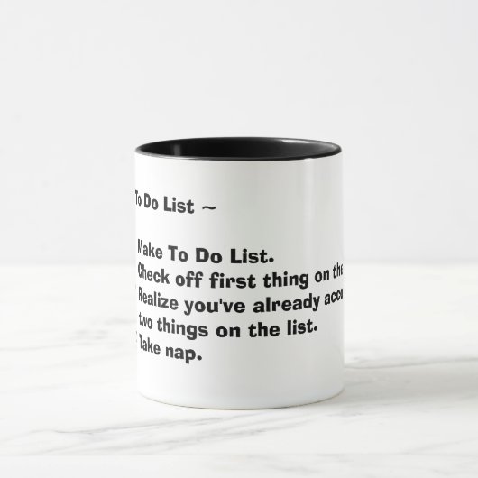 Mug Liste des tâches (Centre)