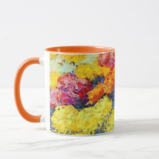Mug Lit de Chrysanthemums par Monet (Gauche)