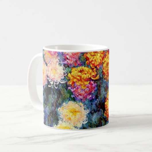 Mug Lit de Chrysanthemums par Monet (Devant gauche)