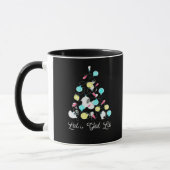Mug Lit Fêtes de Noël Lumières Drôle Pun S (Gauche)