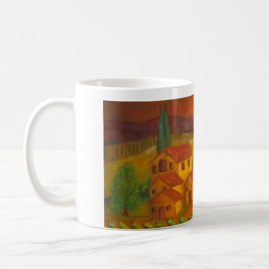 Mug L'Italie, dans Chianti, Hilltown (Gauche)